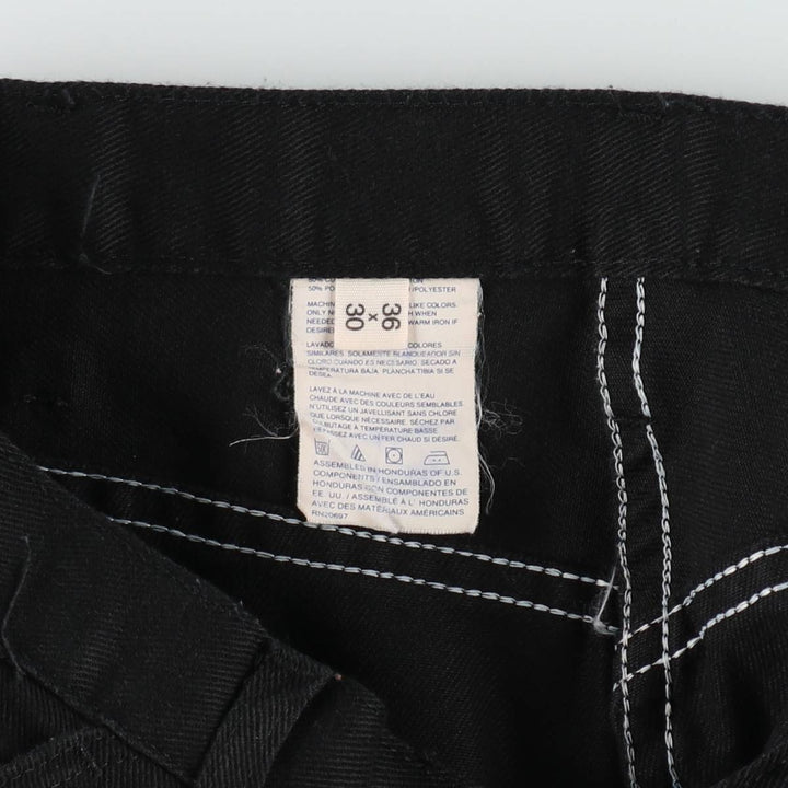 Dickies Black Denim Flare Cut Denim Pants, Men's W35 (approx.) cotton black type Vintage Second Hand