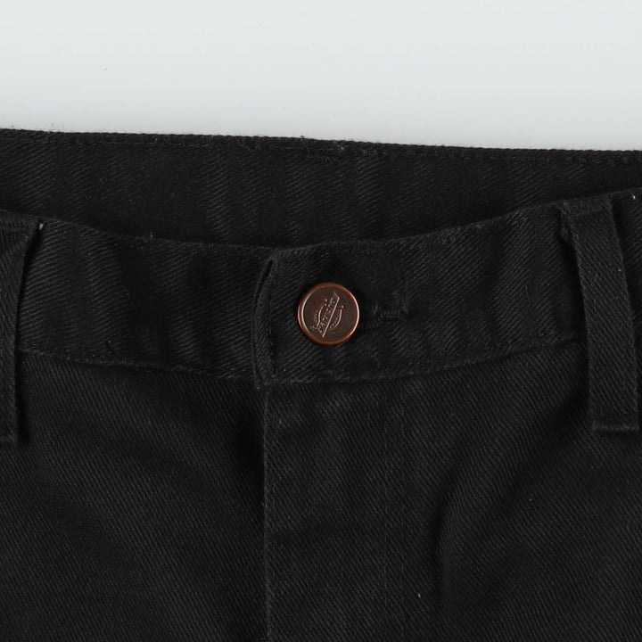 Dickies Black Denim Flare Cut Denim Pants, Men's W35 (approx.) cotton black type Vintage Second Hand