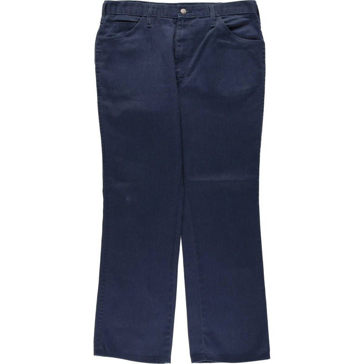 Dickies Flare Cut Denim Pants, Men's W35 (approx.) unclear navy blue type Vintage Second Hand
