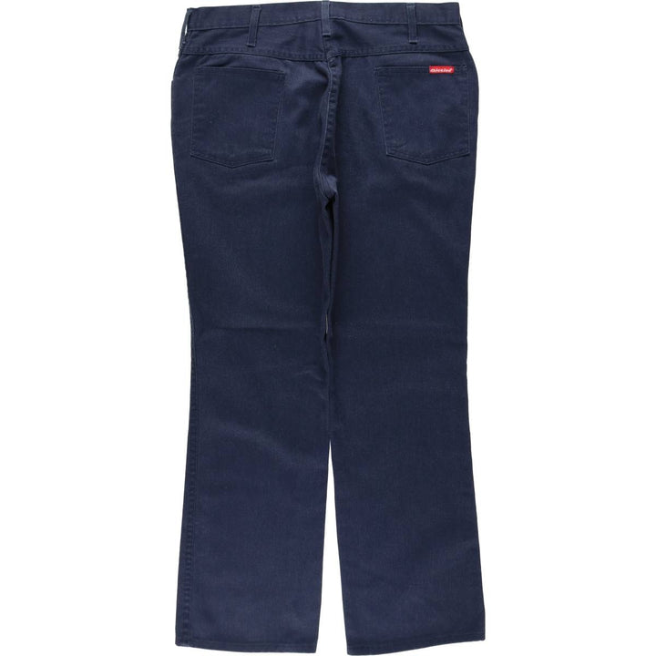 Dickies Flare Cut Denim Pants, Men's W35 (approx.) unclear navy blue type Vintage Second Hand