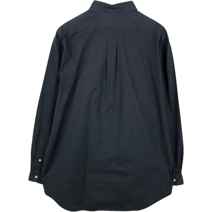 Ralph Lauren BLAKE long sleeve button down shirt, men's XL size cotton black type Vintage Second Hand