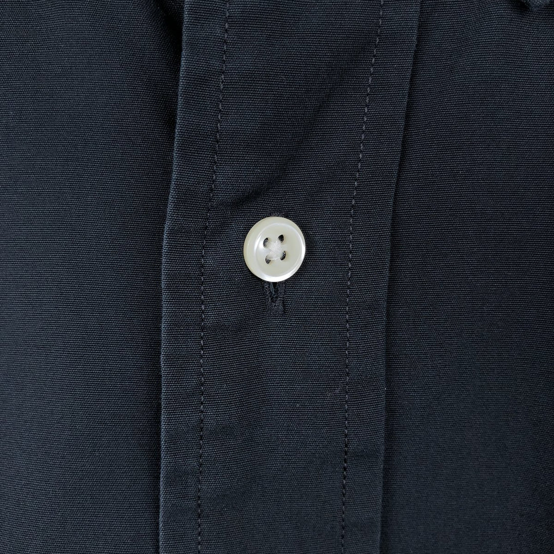 Ralph Lauren BLAKE long sleeve button down shirt, men's XL size cotton black type Vintage Second Hand