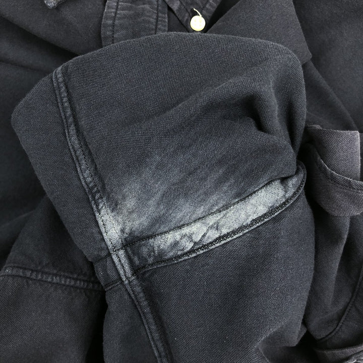 Ralph Lauren Slim Fit Long-Sleeve Button-Down Shirt, Men's Size XL (approx.) cotton navy blue type Vintage Second Hand