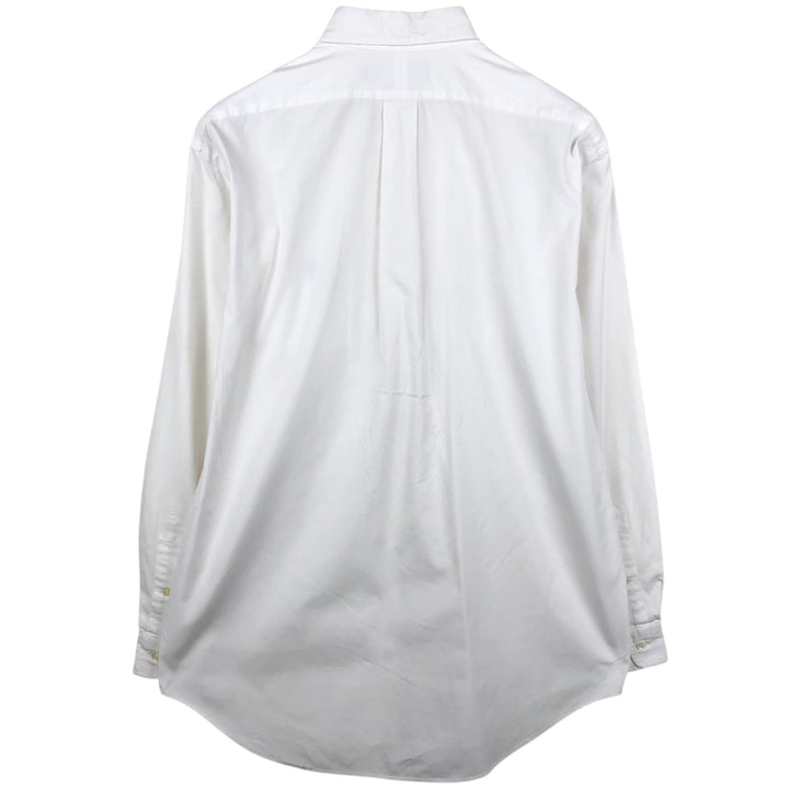 Ralph Lauren Classic Fit Long Sleeve Button Down Shirt, Men's Size L cotton white type Vintage Second Hand