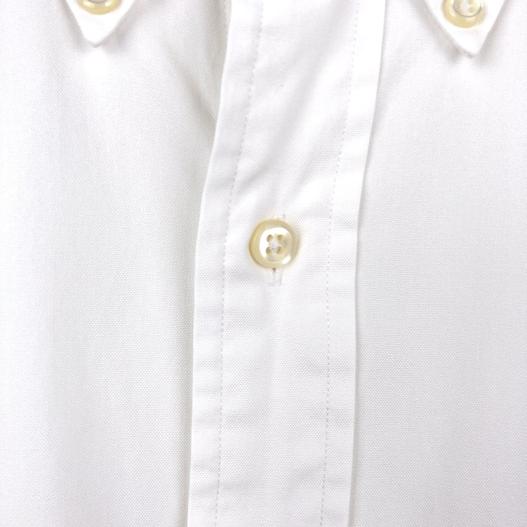 Ralph Lauren Classic Fit Long Sleeve Button Down Shirt, Men's Size L cotton white type Vintage Second Hand