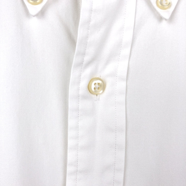 Ralph Lauren Classic Fit Long Sleeve Button Down Shirt, Men's Size L cotton white type Vintage Second Hand