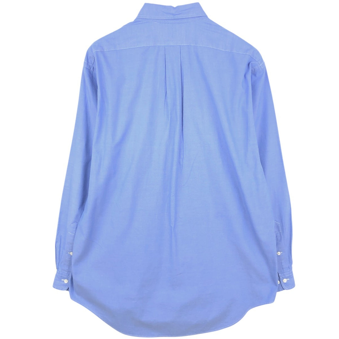 Ralph Lauren Classic Fit Long Sleeve Button Down Shirt, Men's Size L cotton blue type Vintage Second Hand