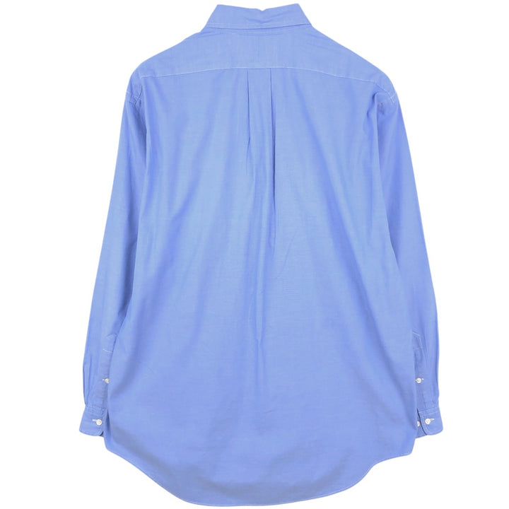 Ralph Lauren Classic Fit Long Sleeve Button Down Shirt, Men's Size L cotton blue type Vintage Second Hand