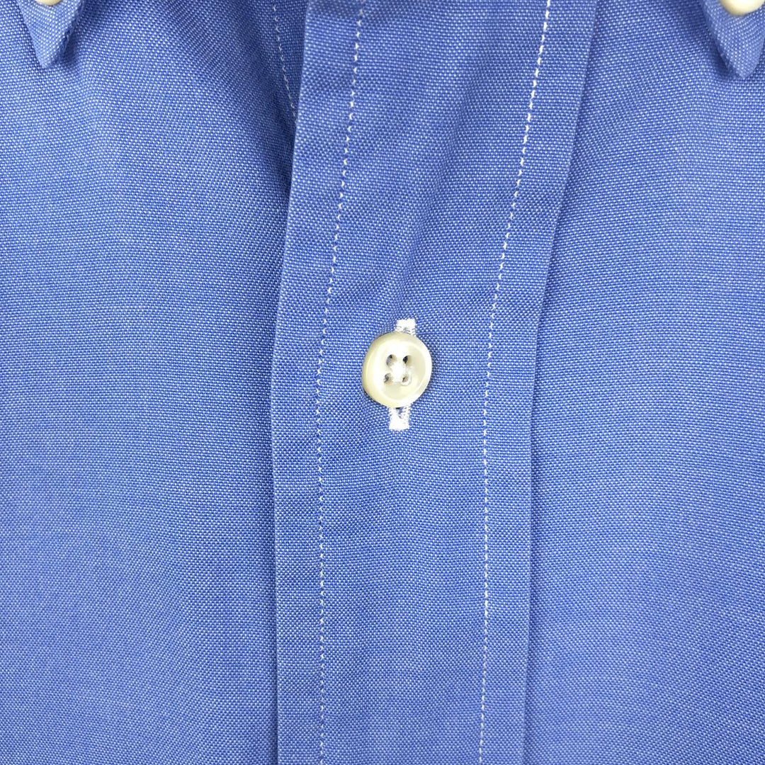 Ralph Lauren Classic Fit Long Sleeve Button Down Shirt, Men's Size L cotton blue type Vintage Second Hand