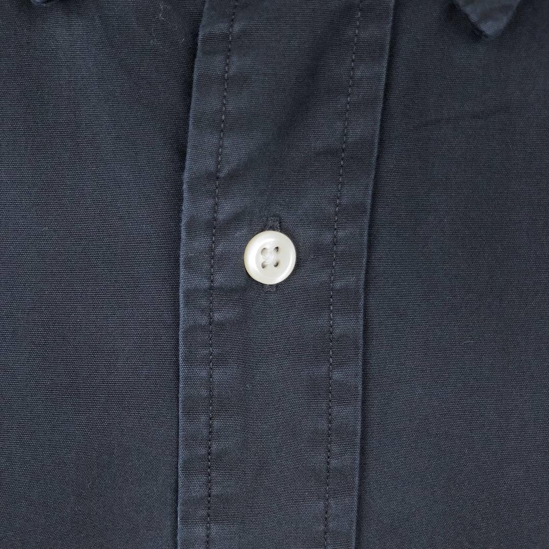Ralph Lauren Classic Fit Long Sleeve Button Down Shirt, Men's Size L cotton black type Vintage Second Hand