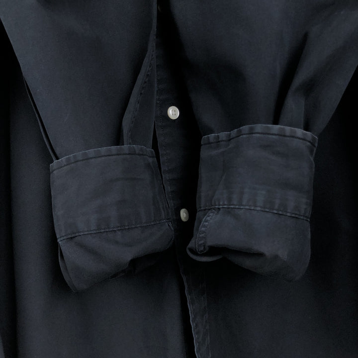 Ralph Lauren Classic Fit Long Sleeve Button Down Shirt, Men's Size L cotton black type Vintage Second Hand