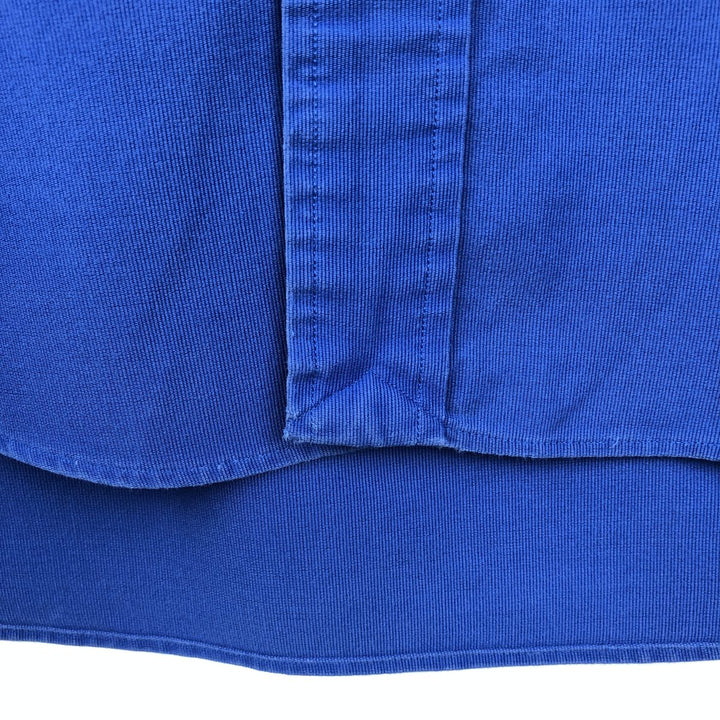 Ralph Lauren BLAKE long sleeve button down shirt, men's size L cotton blue type Vintage Second Hand