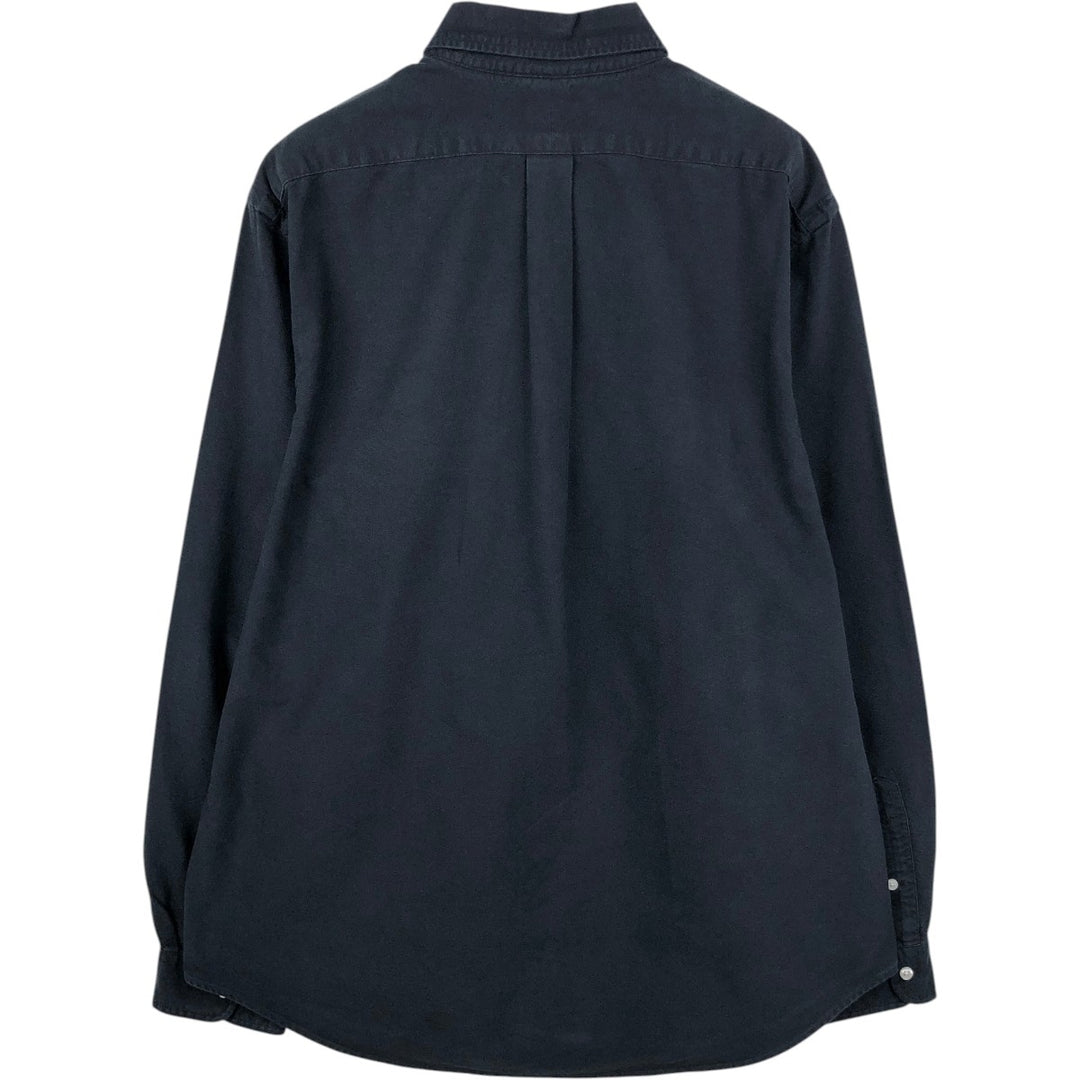 Ralph Lauren long sleeve button down shirt, men's XL size cotton black type Vintage Second Hand