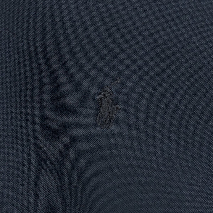 Ralph Lauren long sleeve button down shirt, men's XL size cotton black type Vintage Second Hand