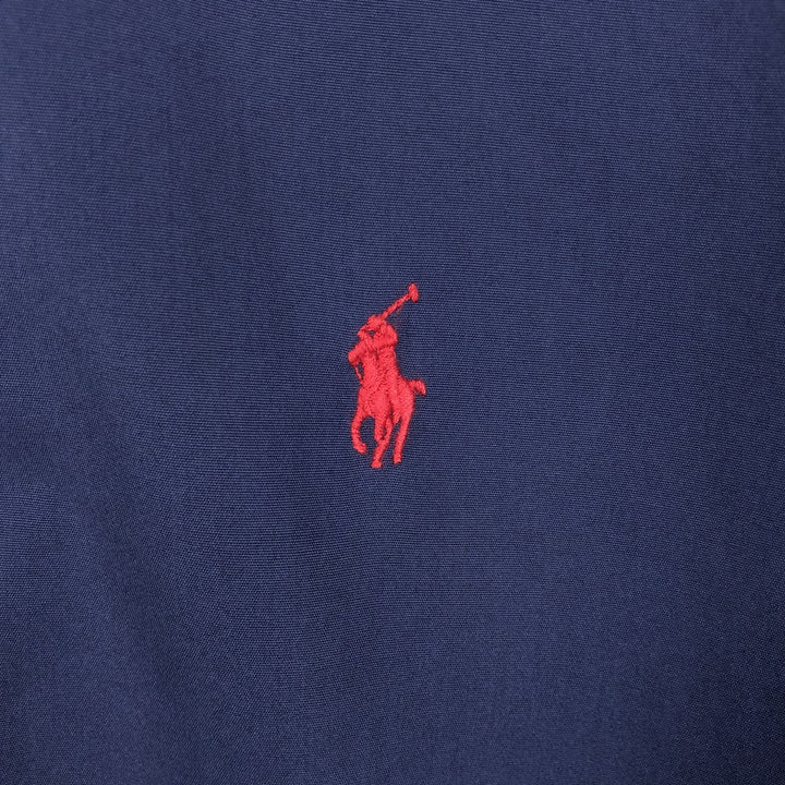 Ralph Lauren Classic Fit Long Sleeve Button Down Shirt Men's XL cotton navy blue type Vintage Second Hand