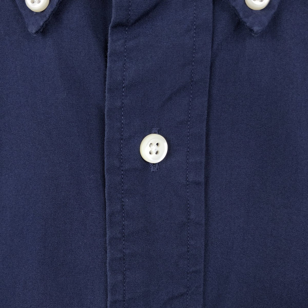 Ralph Lauren Classic Fit Long Sleeve Button Down Shirt Men's XL cotton navy blue type Vintage Second Hand