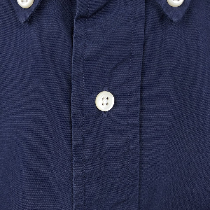 Ralph Lauren Classic Fit Long Sleeve Button Down Shirt Men's XL cotton navy blue type Vintage Second Hand