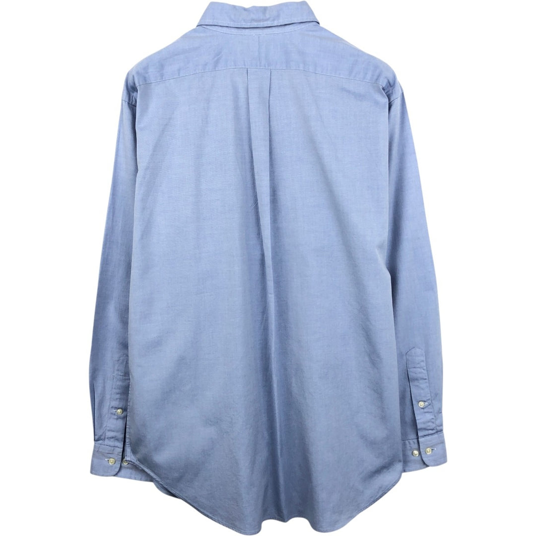 Ralph Lauren Classic Fit Long Sleeve Button Down Shirt Men's XL cotton blue type Vintage Second Hand
