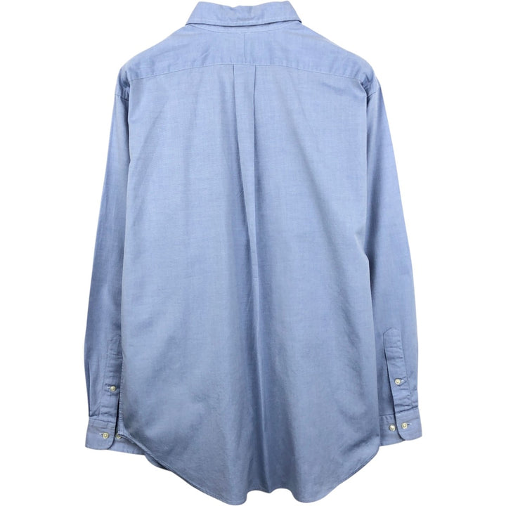 Ralph Lauren Classic Fit Long Sleeve Button Down Shirt Men's XL cotton blue type Vintage Second Hand
