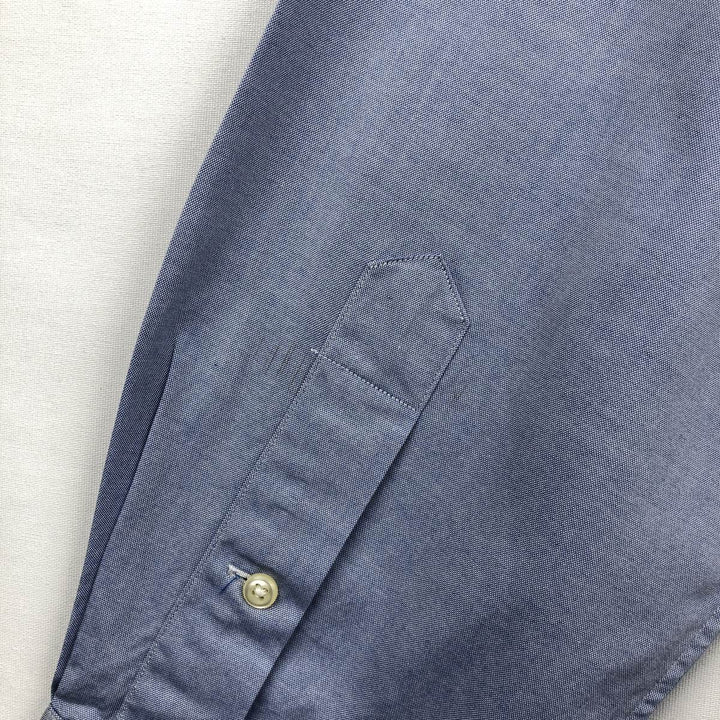Ralph Lauren Classic Fit Long Sleeve Button Down Shirt Men's XL cotton blue type Vintage Second Hand