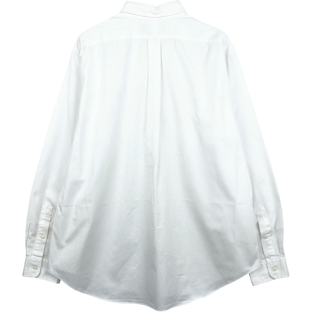 Ralph Lauren Classic Fit Long Sleeve Button Down Shirt Men's XL cotton white type Vintage Second Hand