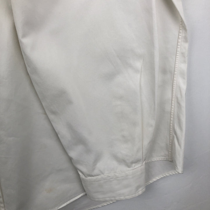 Ralph Lauren Classic Fit Long Sleeve Button Down Shirt Men's XL cotton white type Vintage Second Hand