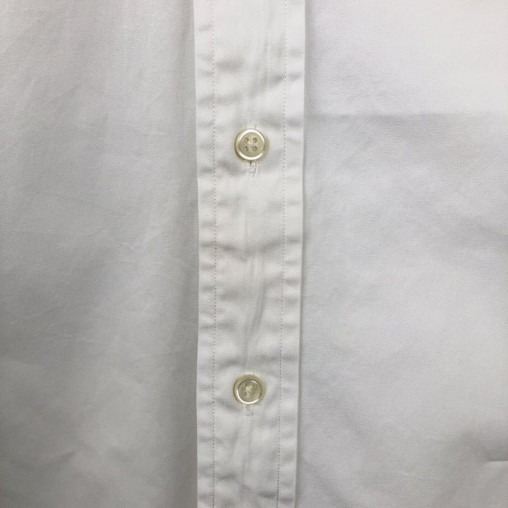 Ralph Lauren Classic Fit Long Sleeve Button Down Shirt Men's XL cotton white type Vintage Second Hand