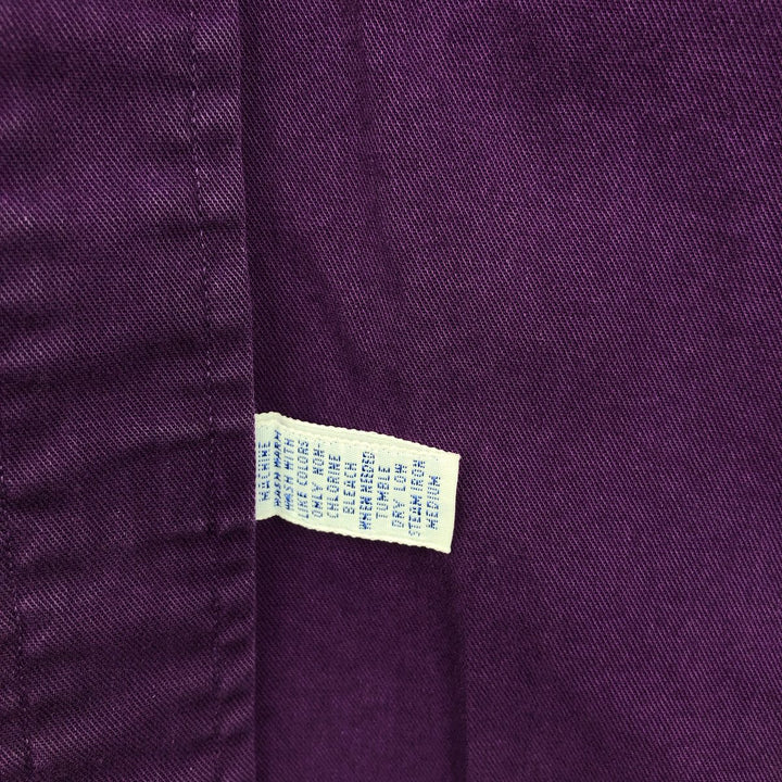Ralph Lauren long sleeve button down shirt, men's size M cotton purple type Vintage Second Hand