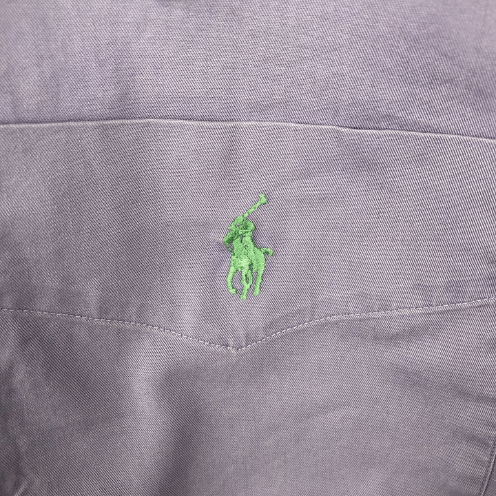 Ralph Lauren BLAKE Men's Size L (approx.) cotton Purple type blue-purple Vintage Second Hand