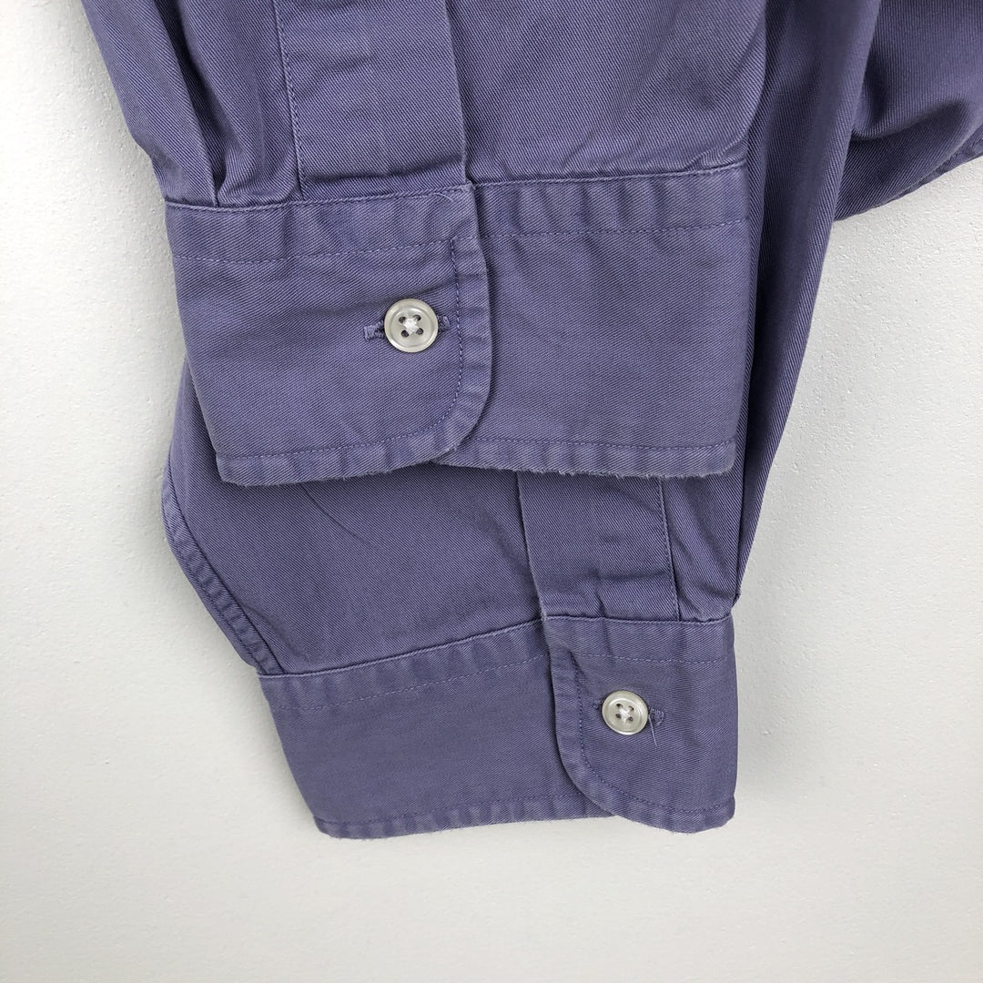Ralph Lauren BLAKE Men's Size L (approx.) cotton Purple type blue-purple Vintage Second Hand