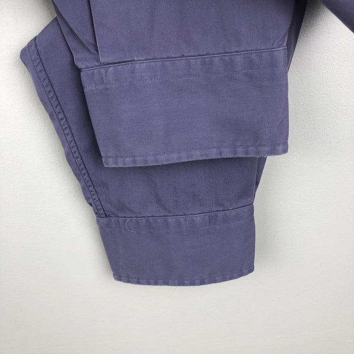 Ralph Lauren BLAKE Men's Size L (approx.) cotton Purple type blue-purple Vintage Second Hand