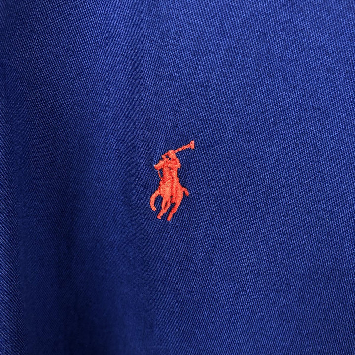 Ralph Lauren BLAIRE long sleeve button down shirt, men's size L cotton blue type Vintage Second Hand