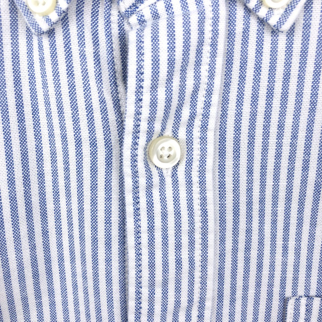 GAP Standard Fit Stretch Long Sleeve Button-Down Striped Shirt, Men's Size M (Equivalent), Vintage cotton blue type Vintage Second Hand