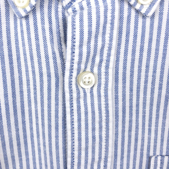 GAP Standard Fit Stretch Long Sleeve Button-Down Striped Shirt, Men's Size M (Equivalent), Vintage cotton blue type Vintage Second Hand