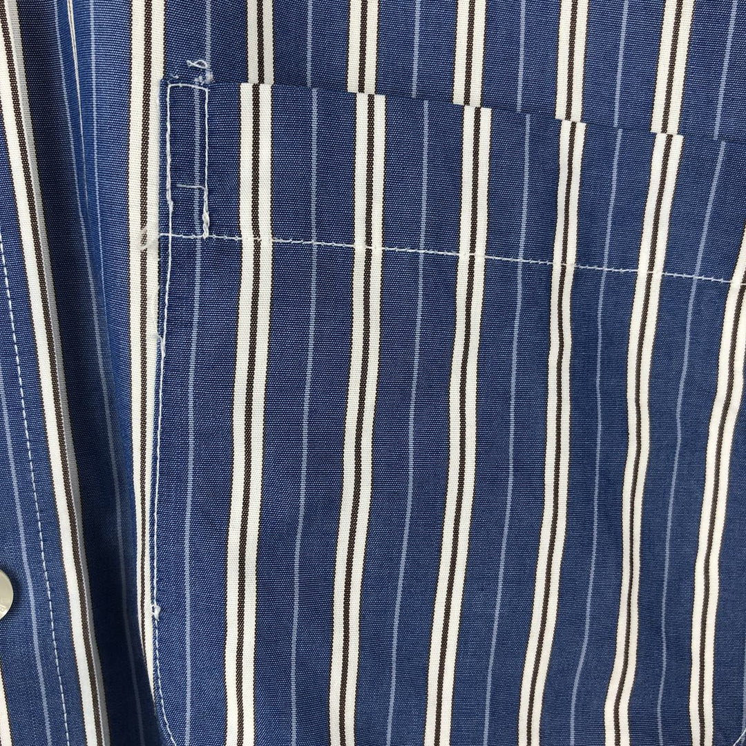 Brooks Brothers Est.1818 REGENT Multi-Stripe Long-Sleeve Button-Down Stripe Shirt, Men's Size L (approx.) Supima Cotton blue type Vintage Second Hand