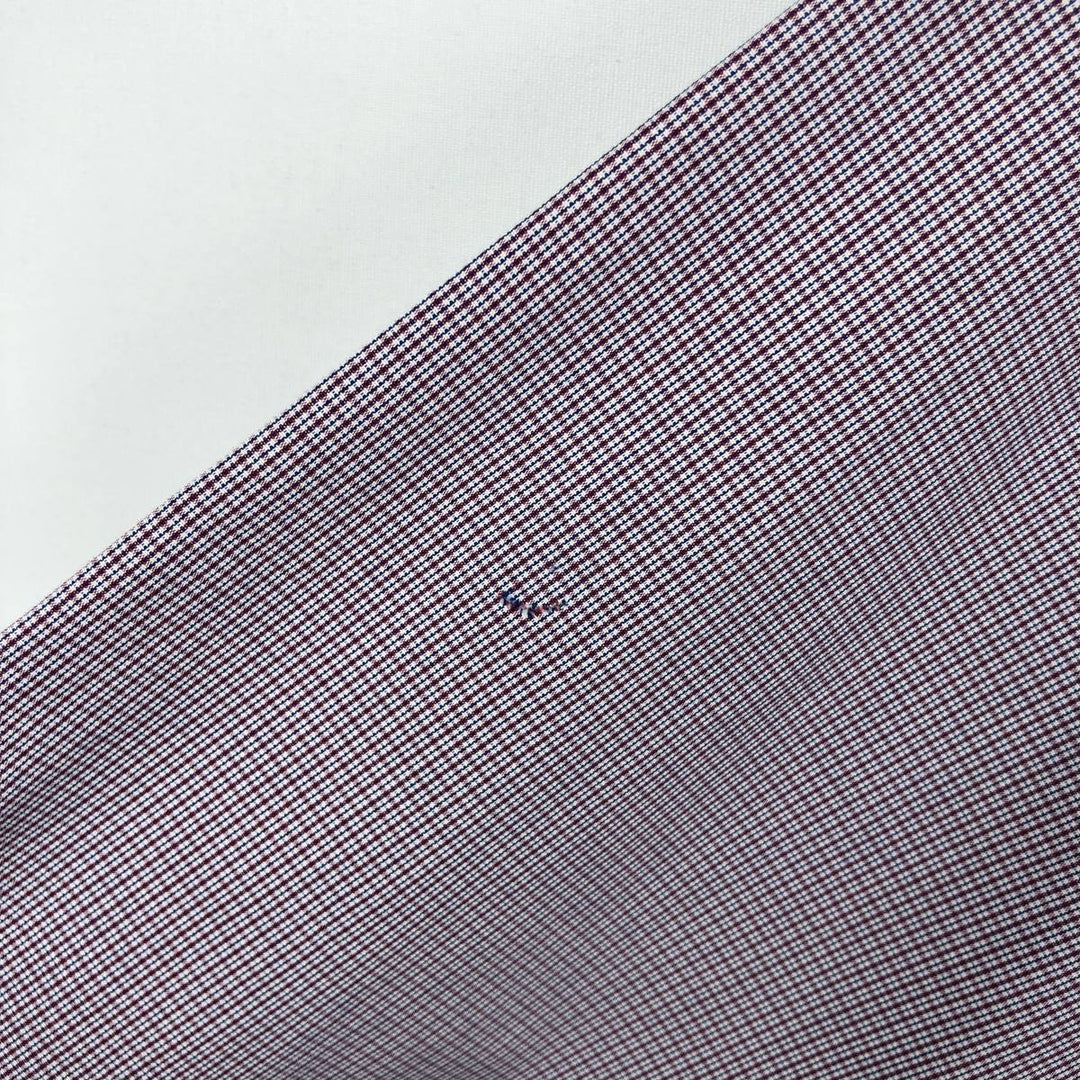 Brooks Brothers Est.1818 REGENT Long Sleeve Button-Down Check Shirt, Men's Size L Supima Cotton purple type Vintage Second Hand