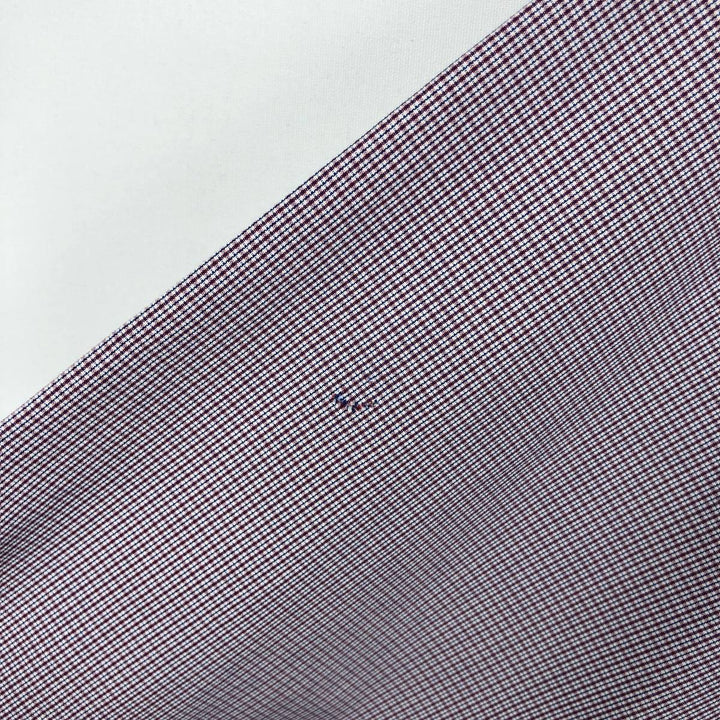 Brooks Brothers Est.1818 REGENT Long Sleeve Button-Down Check Shirt, Men's Size L Supima Cotton purple type Vintage Second Hand