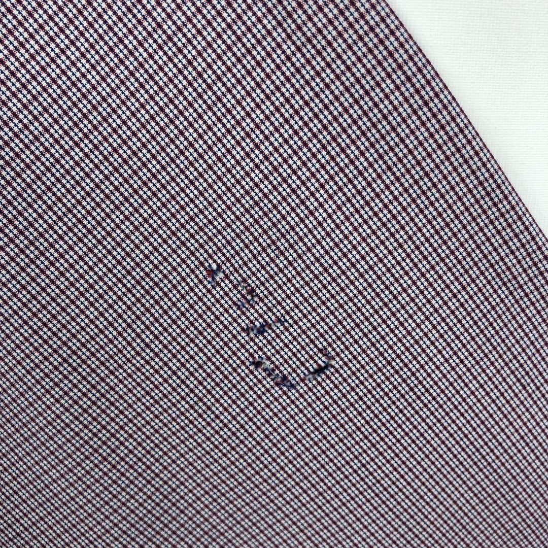 Brooks Brothers Est.1818 REGENT Long Sleeve Button-Down Check Shirt, Men's Size L Supima Cotton purple type Vintage Second Hand