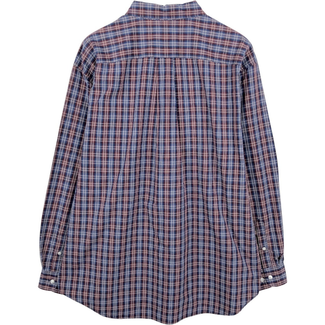 90'S GAP Vintage Long Sleeve Cotton Check Shirt, Men's Size L cotton red type Vintage Second Hand