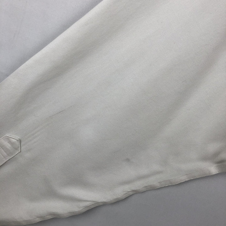 Brooks Brothers 1818 REGENT Wide Collar Long Sleeve Cotton Shirt Men's Size L cotton white type Vintage Second Hand
