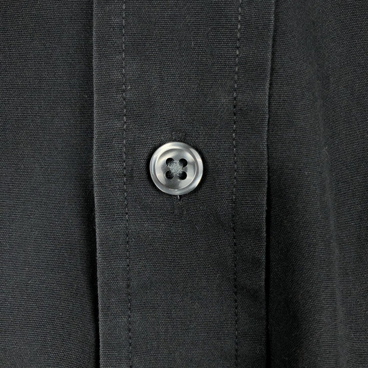 90'S GAP (Old GAP) Long-Sleeve Button-Down Shirt, Men's Size L (Equivalent), Vintage cotton black type Vintage Second Hand