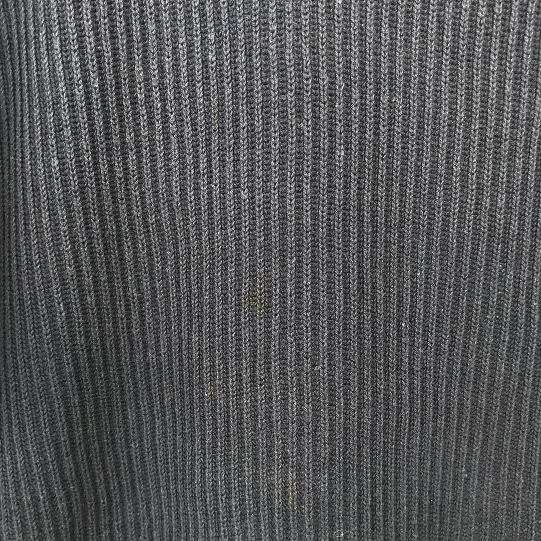 1990'S Tommy Hilfiger Rib-Knit Cotton Sweater, Men's Size M (approx.), Vintage cotton navy blue type Vintage Second Hand