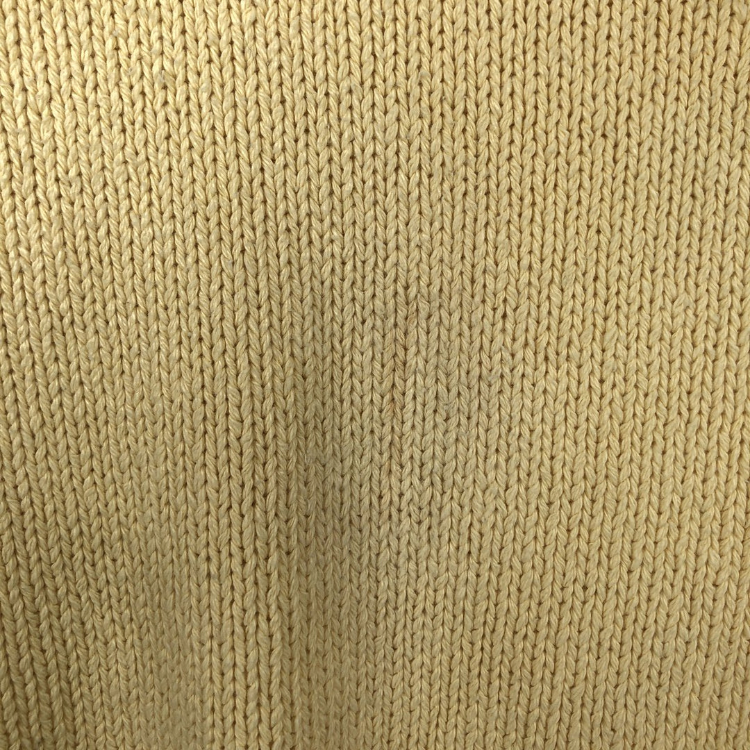 Ralph Lauren POLO by Ralph Lauren Cotton Knit Sweater Men's M Size cotton yellow type Vintage Second Hand
