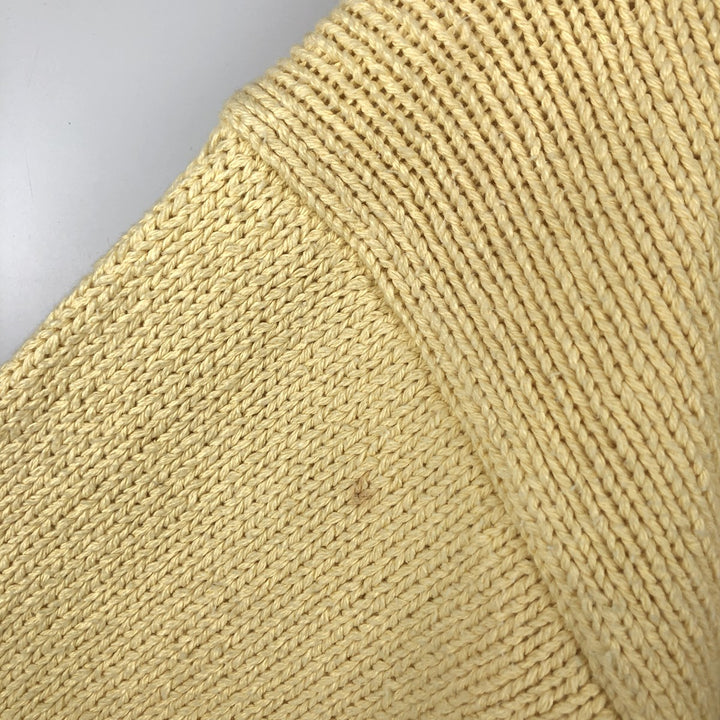Ralph Lauren POLO by Ralph Lauren Cotton Knit Sweater Men's M Size cotton yellow type Vintage Second Hand