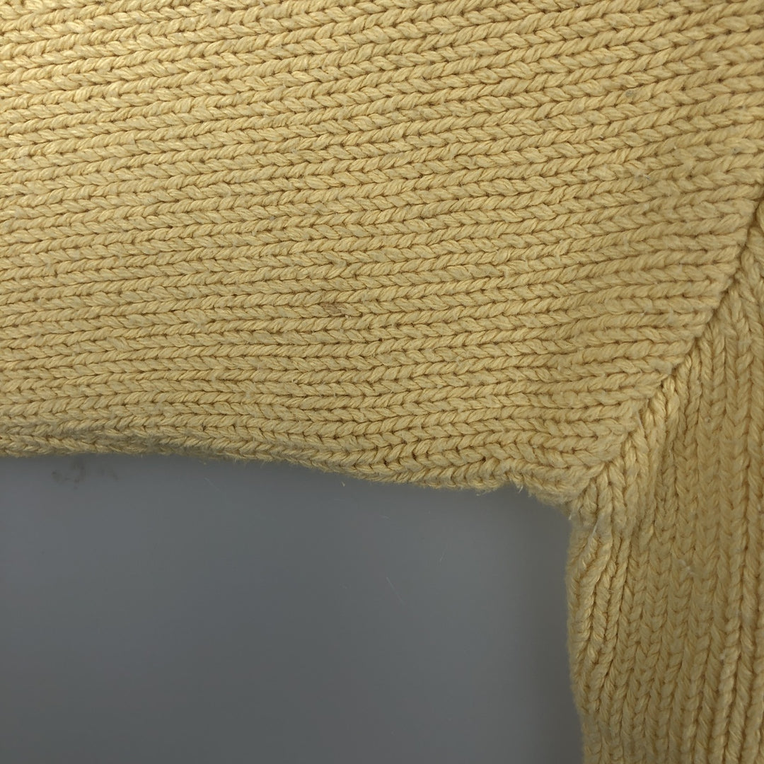 Ralph Lauren POLO by Ralph Lauren Cotton Knit Sweater Men's M Size cotton yellow type Vintage Second Hand