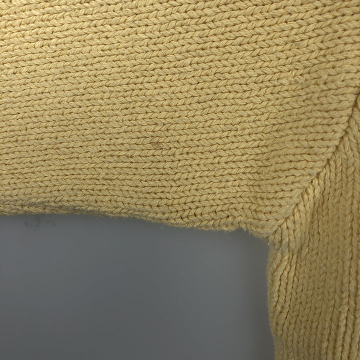 Ralph Lauren POLO by Ralph Lauren Cotton Knit Sweater Men's M Size cotton yellow type Vintage Second Hand