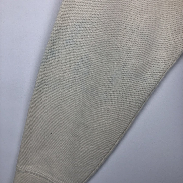 Ralph Lauren ESTATE RIB Rib Knit Half-Zip Sweatshirt (Men's Size L) cotton unbleached Vintage Second Hand