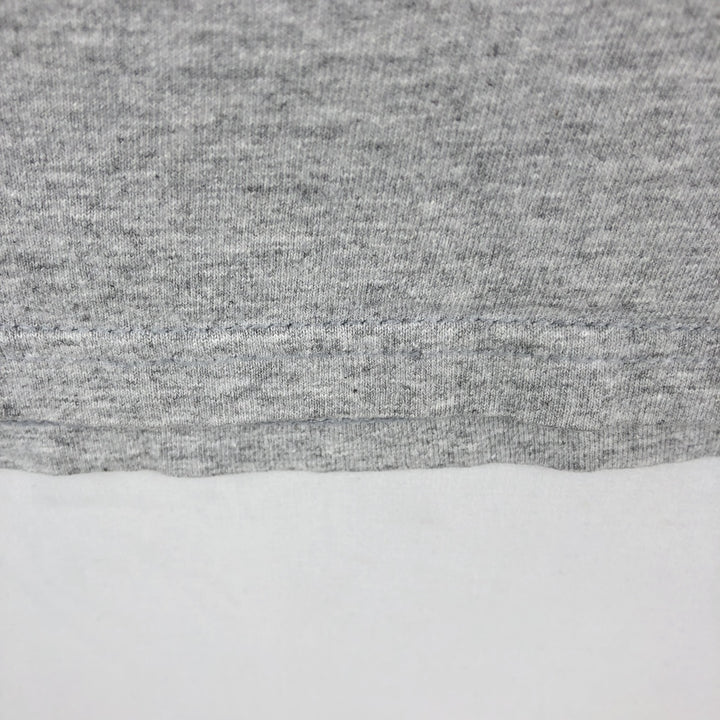 90'S Russell College T-shirt, Made in USA, Men's L size, Vintage cotton gray type Vintage Second Hand