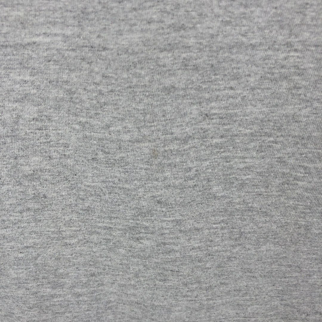 90'S Russell College T-shirt, Made in USA, Men's L size, Vintage cotton gray type Vintage Second Hand