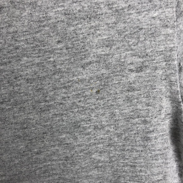90'S Russell College T-shirt, Made in USA, Men's L size, Vintage cotton gray type Vintage Second Hand